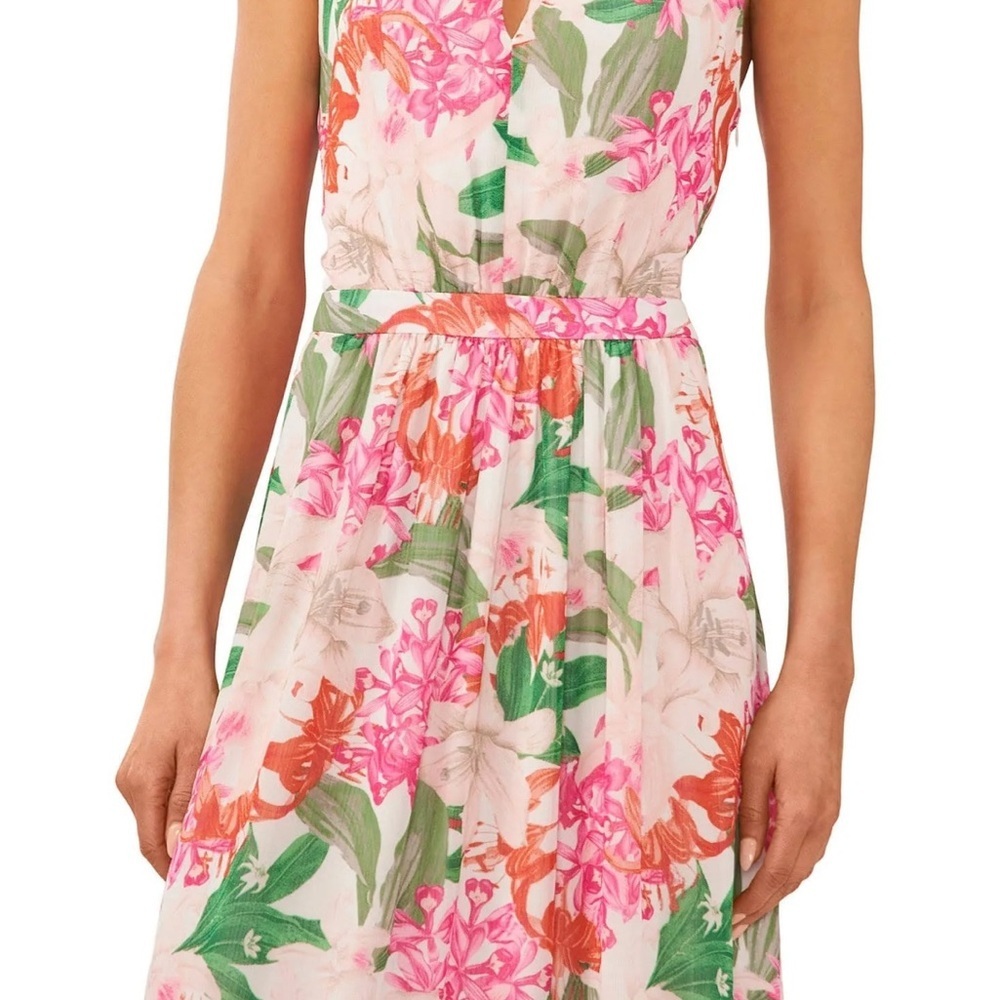 Cece Floral Sleeveless Maxi Dress size 12 - Picture 5 of 14